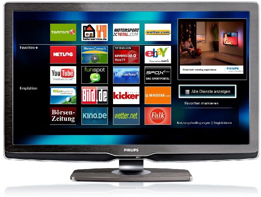 Fernsehen über Internet Smart Tv